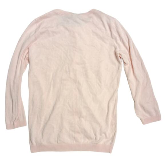 Talbots baby pink button down cardigan - Picture 2 of 4